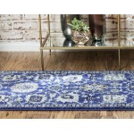 Rug Unique Loom Tradition Blue Runner 2' 7 x 10' 0