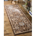 Rug Unique Loom Tradition Brown Runner 2' 7 x 10' 0