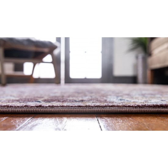 Rug Unique Loom Tradition Brown Runner 2' 7 x 10' 0