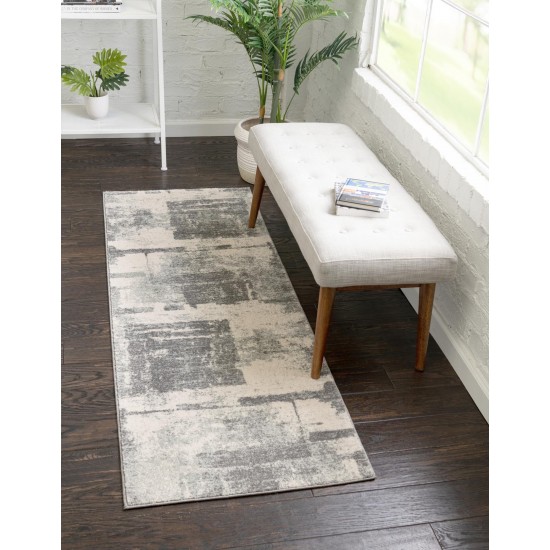 Rug Unique Loom Tradition Gray Runner 2' 2 x 6' 0