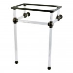 Templeton 24-Inch x 20-3/8-Inch x 33-3/16-Inch Acrylic Console Sink Legs, Oil Rubbed Bronze