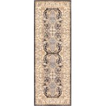 Rug Unique Loom Tradition Black/Ivory Runner 2' 2 x 6' 0