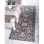 Rug Unique Loom Tradition Gray Runner 2' 2 x 6' 0