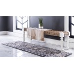 Rug Unique Loom Tradition Gray Runner 2' 2 x 6' 0