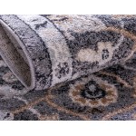 Rug Unique Loom Tradition Gray Runner 2' 2 x 6' 0