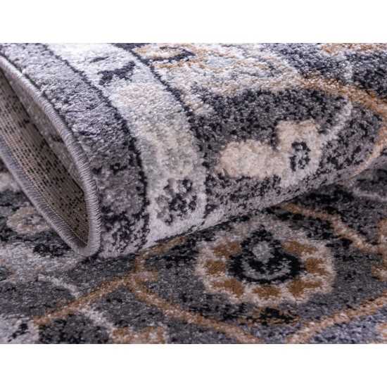 Rug Unique Loom Tradition Gray Runner 2' 2 x 6' 0