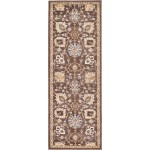 Rug Unique Loom Tradition Brown Runner 2' 2 x 6' 0