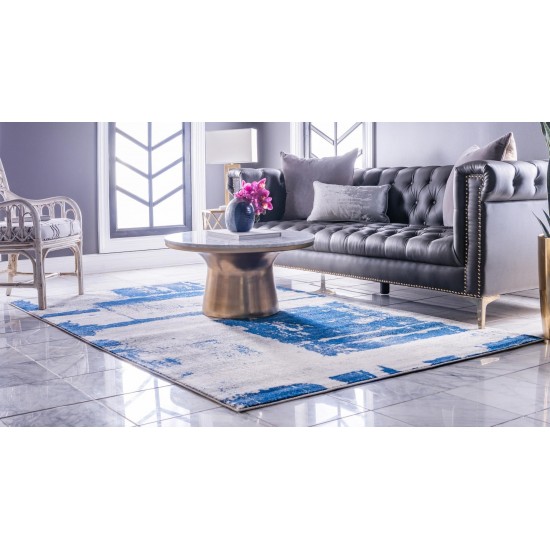 Rug Unique Loom Tradition Navy Blue Rectangular 9' 0 x 12' 0