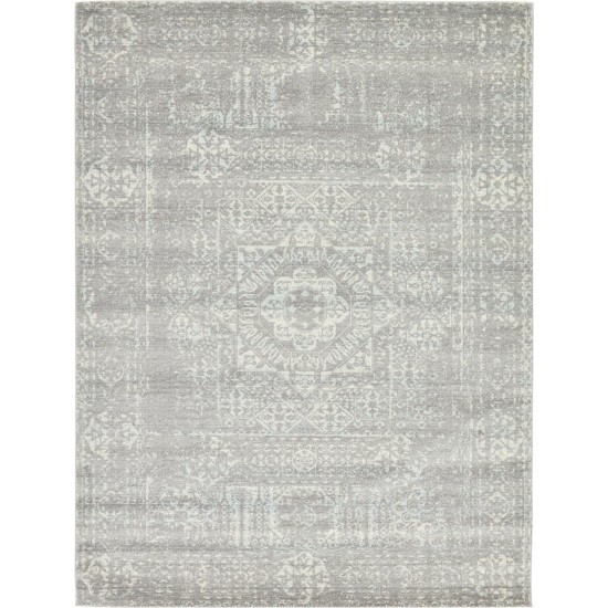 Rug Unique Loom Tradition Silver Rectangular 9' 0 x 12' 0