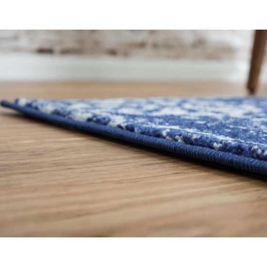 Rug Unique Loom Tradition Royal Blue Rectangular 9' 0 x 12' 0