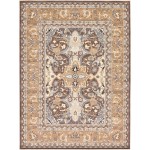 Rug Unique Loom Tradition Brown Rectangular 9' 0 x 12' 0