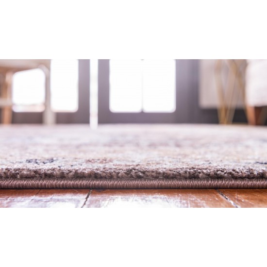 Rug Unique Loom Tradition Brown Rectangular 9' 0 x 12' 0