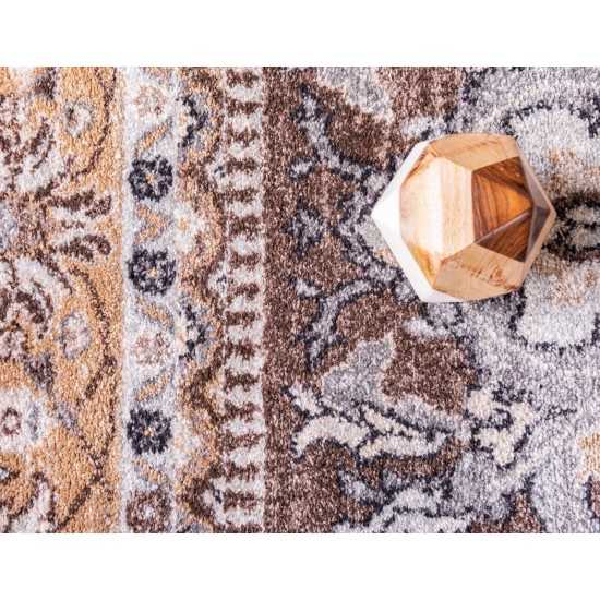 Rug Unique Loom Tradition Brown Rectangular 9' 0 x 12' 0