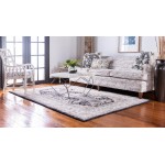 Rug Unique Loom Tradition Black/Ivory Rectangular 9' 0 x 12' 0