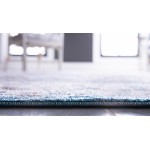 Rug Unique Loom Tradition Light Blue/Ivory Rectangular 9' 0 x 12' 0