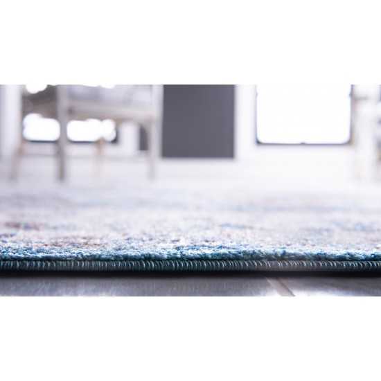 Rug Unique Loom Tradition Light Blue/Ivory Rectangular 9' 0 x 12' 0