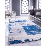 Rug Unique Loom Tradition Navy Blue Rectangular 8' 0 x 10' 0