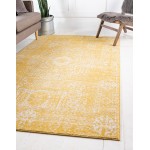 Rug Unique Loom Tradition Yellow Rectangular 8' 0 x 10' 0