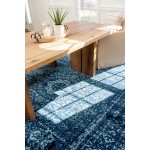 Rug Unique Loom Tradition Navy Blue Rectangular 8' 0 x 10' 0