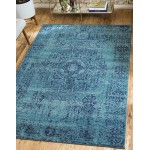 Rug Unique Loom Tradition Turquoise Rectangular 8' 0 x 10' 0