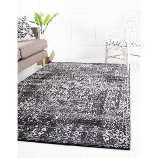 Rug Unique Loom Tradition Black Rectangular 8' 0 x 10' 0