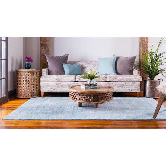 Rug Unique Loom Tradition Light Blue Rectangular 8' 0 x 10' 0