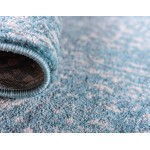 Rug Unique Loom Tradition Light Blue Rectangular 8' 0 x 10' 0