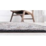 Rug Unique Loom Tradition Black/Light Brown Rectangular 8' 0 x 10' 0