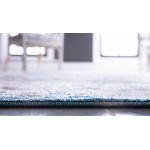Rug Unique Loom Tradition Light Blue/Ivory Rectangular 8' 0 x 10' 0