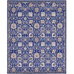 Rug Unique Loom Tradition Blue Rectangular 8' 0 x 10' 0