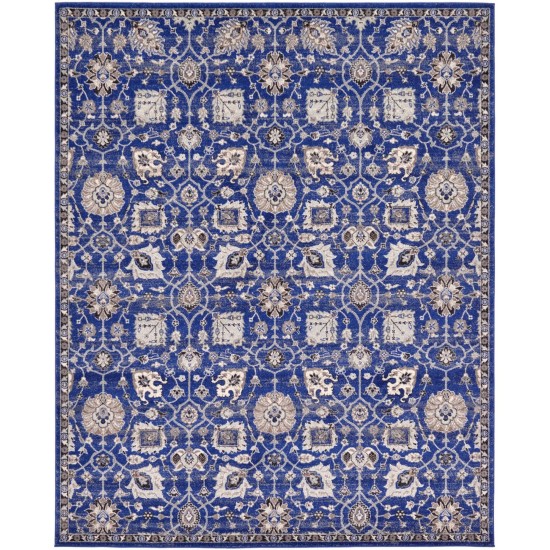 Rug Unique Loom Tradition Blue Rectangular 8' 0 x 10' 0