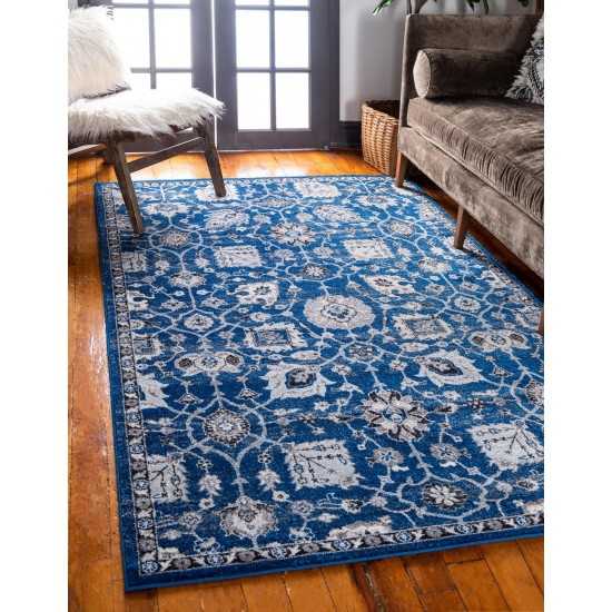 Rug Unique Loom Tradition Blue Rectangular 8' 0 x 10' 0