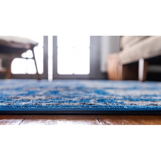 Rug Unique Loom Tradition Blue Rectangular 8' 0 x 10' 0