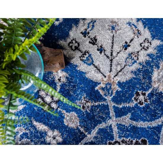Rug Unique Loom Tradition Blue Rectangular 8' 0 x 10' 0