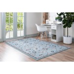 Rug Unique Loom Tradition Light Blue Rectangular 8' 0 x 10' 0