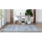 Rug Unique Loom Tradition Light Blue Rectangular 8' 0 x 10' 0