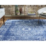 Rug Unique Loom Tradition Royal Blue Rectangular 5' 0 x 8' 0