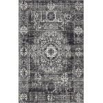 Rug Unique Loom Tradition Black Rectangular 5' 0 x 8' 0