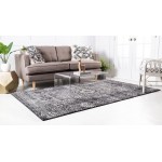 Rug Unique Loom Tradition Black Rectangular 5' 0 x 8' 0