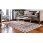 Rug Unique Loom Tradition Ivory Rectangular 5' 0 x 8' 0