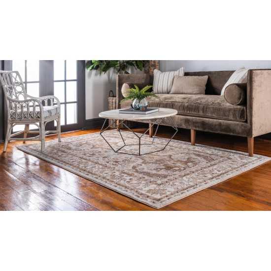 Rug Unique Loom Tradition Ivory Rectangular 5' 0 x 8' 0