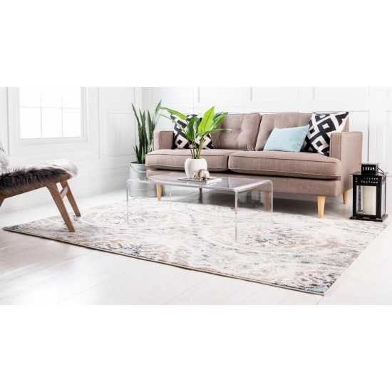 Rug Unique Loom Tradition Ivory Rectangular 4' 0 x 6' 0