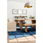 Rug Unique Loom Tradition Navy Blue Rectangular 4' 0 x 6' 0