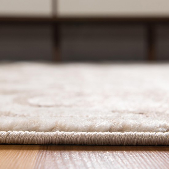 Rug Unique Loom Rushmore Tan Oval 5' 3 x 8' 0