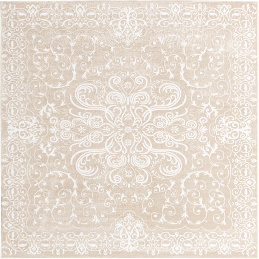 Rug Unique Loom Rushmore Tan Square 8' 0 x 8' 0 Rug Unique Loom Rushmore Tan Square 8' 0 x 8' 0