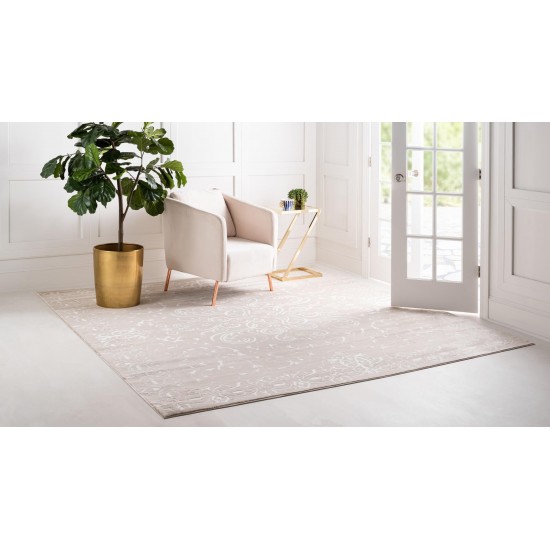 Rug Unique Loom Rushmore Tan Square 8' 0 x 8' 0