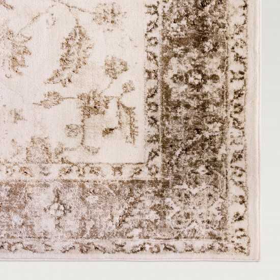 Rug Unique Loom Rushmore Chocolate Brown Square 8' 0 x 8' 0