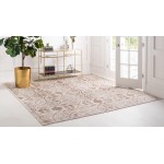 Rug Unique Loom Rushmore Tan Square 4' 0 x 4' 0