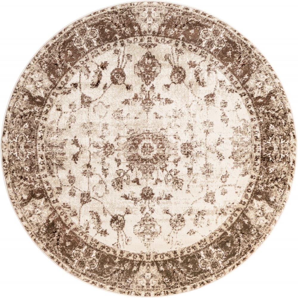 Rug Unique Loom Rushmore Chocolate Brown Round 5' 0 x 5' 0 Rug Unique Loom Rushmore Chocolate Brown Round 5' 0 x 5' 0