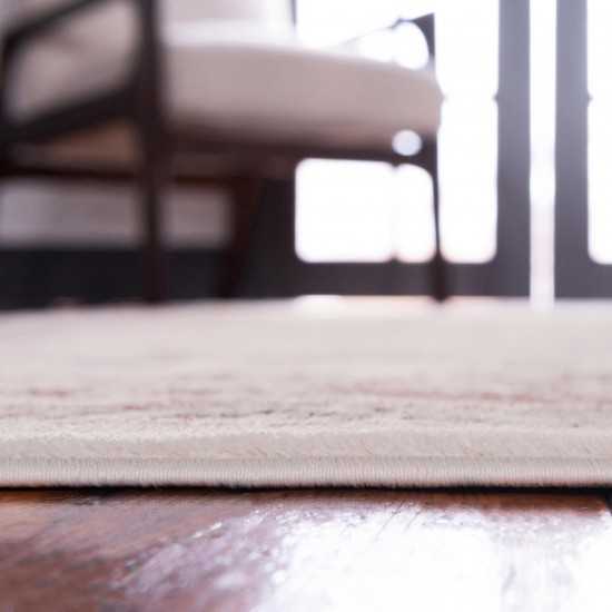 Rug Unique Loom Rushmore Chocolate Brown Round 5' 0 x 5' 0